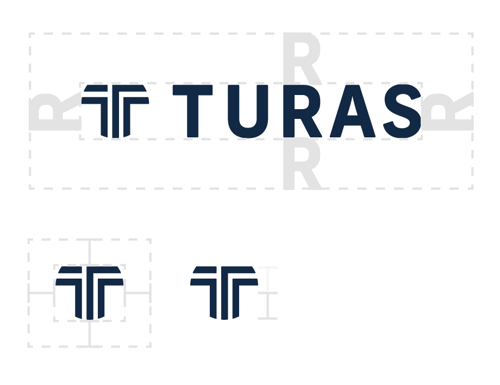 Example of Turas logo exclusion zone